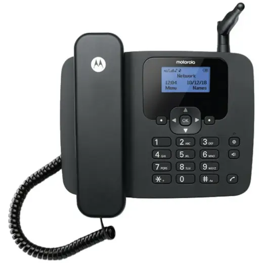 Landline phone Motorola FW410L black