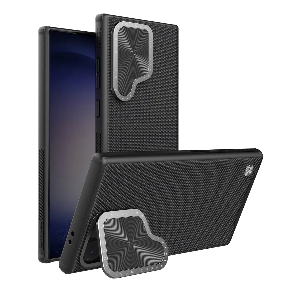 Nillkin Textured Prop Magnetic Hard Case for Samsung Galaxy S24 Ultra Black