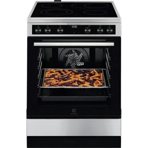 Electrolux elektriskā plīts ar elektrisko cepeškrāsni, 596 mm