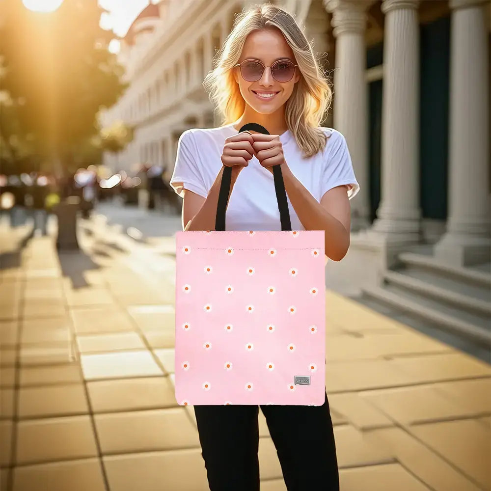 Shopping bag Wonder pattern 3 peach