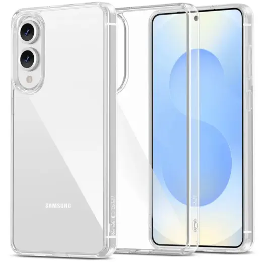 Tech-Protect Flexair Hybrid phone case for Samsung Galaxy S25 Edge Clear