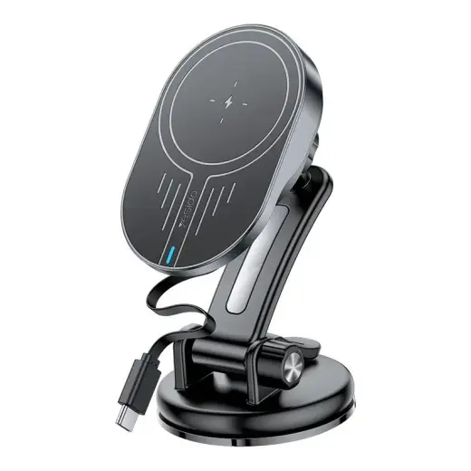 YESIDO MAGNETIC CAR HOLDER C313 WIRELESS 15W BLACK