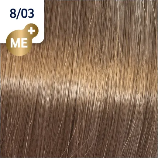 Permanent Dye Koleston Me+ Wella Nº 8/03 (60 Ml)