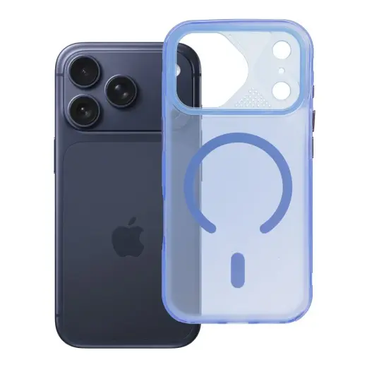 Aurora maciņš ar MagSafe atbalstu telefonam iPhone 17 Pro zils