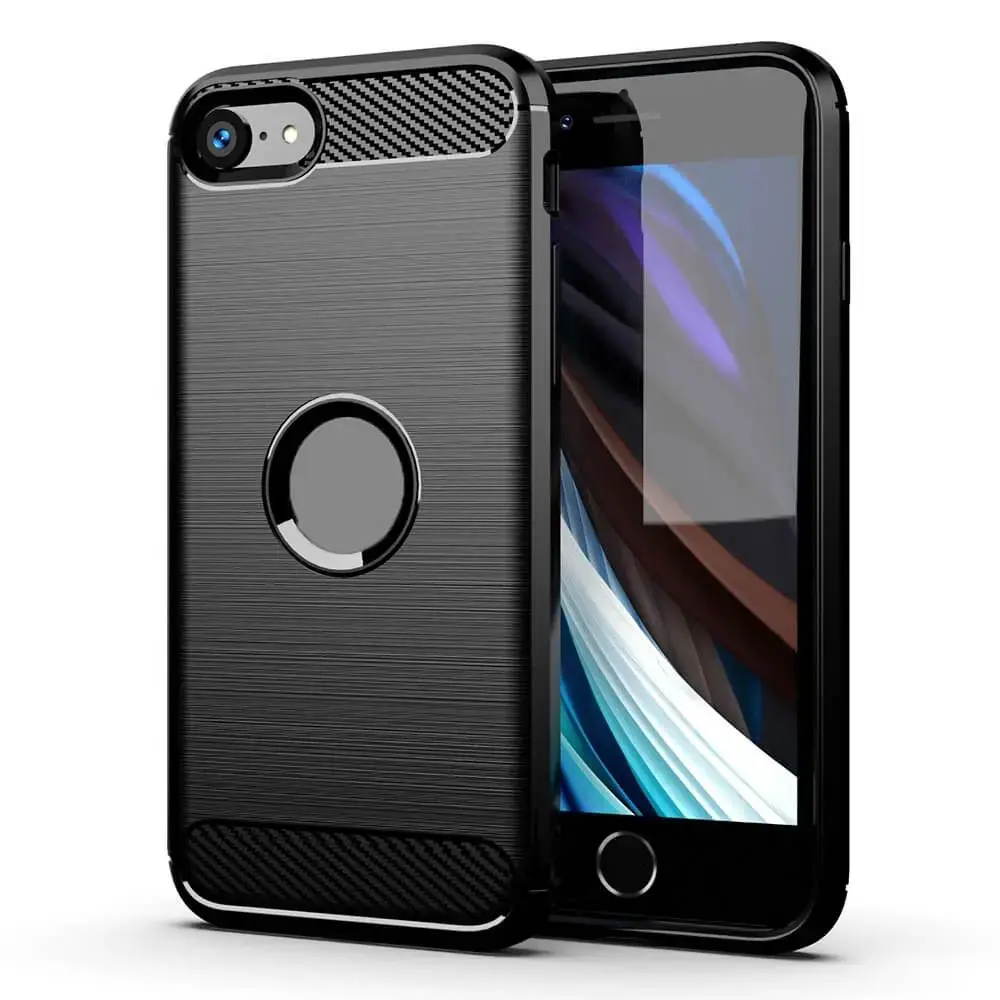 Carbon maciņš telefonam iPhone 7 Plus | iPhone 8 Plus melns