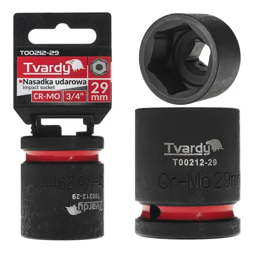 Lööksmäär 3/4" 6PT 29mm CR-MO Tvardy