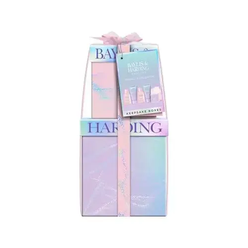 Baylis & Harding Gift Set for Women - Bath & Skincare Present - Jojoba, Vanilla & Almond Oil