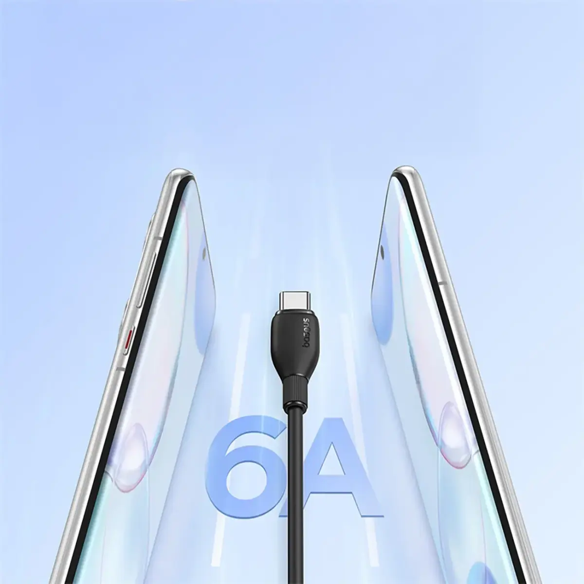 Baseus Pudding 100W USB-A - USB-C Cable 1.2m - Black