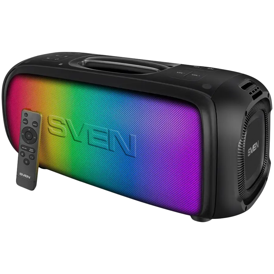 Party speaker system with Bluetooth and FM radio