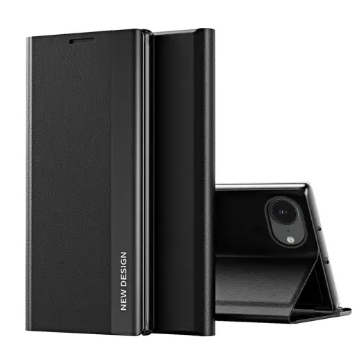 Sleep Case Pro raamatutüüpi telefoni ümbris alusega iPhone 16e must
