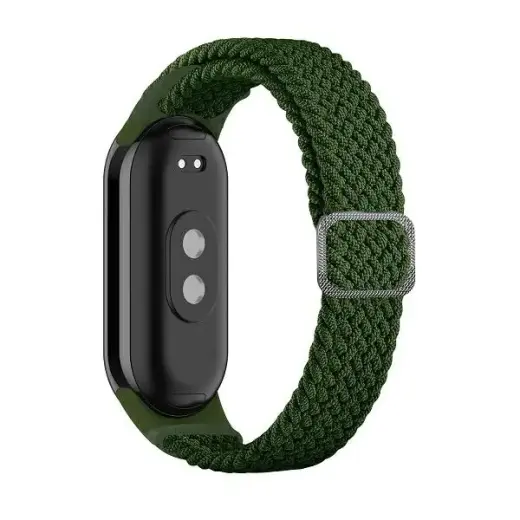 Beline nutikella rihm Xiaomi Mi Band 8 jaoks | nailonist | roheline