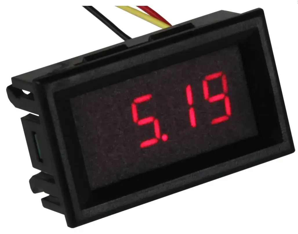 JOY-IT Voltmetra LED panelis, darba spriegums