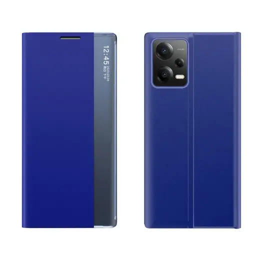 New Sleep Case Cover for Xiaomi Redmi Note 12 5G / Poco X5 5G Cover with Flip Stand Blue