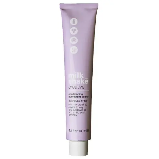 Milk Shake, Creative, SLS/SLES-Free, Permanent Hair Dye, 6.616RA Ash Red Dark Blond, 100 ml