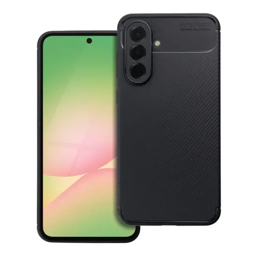 Carbon Premium telefono dėklas Samsung Galaxy A56 (A566) juodas