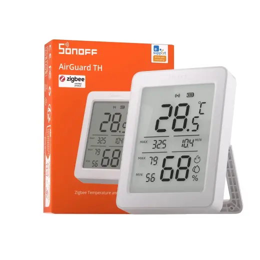 Išmanusis Zigbee temperatūros ir drėgmės jutiklis Sonoff SNZB-02DR2