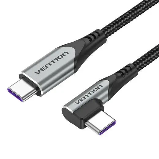Vention TAKHF data transfer and charging cable | USB-C to USB-C | 100W | 1m | gray