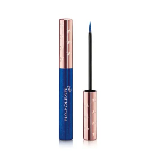 Naj Oleari, Impeccable, Precise, Liquid Eyeliner, 02, Blue Magnetic, 0.5 g
