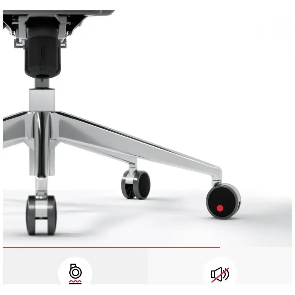 Ergonomic chair Diablo Chairs V-Basic white-black