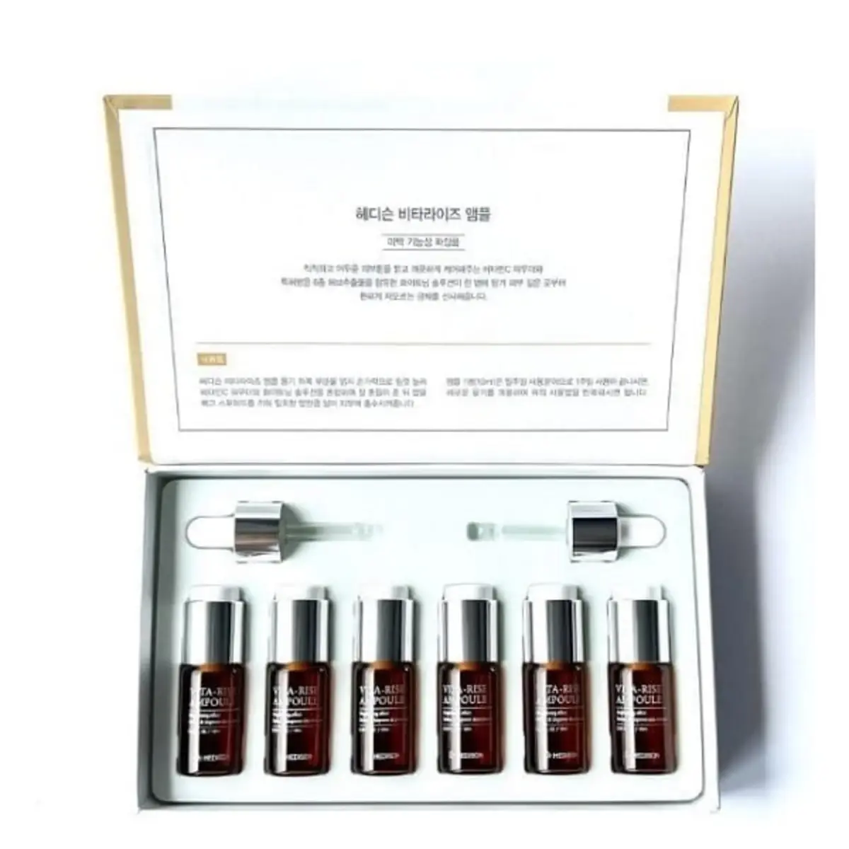Set, Dr. Hedison, Vita Bright, Brightening, Ampoules Treatment Serum, Hyperpigmentation, For Face, Unisex, 6 pcs, 60 ml