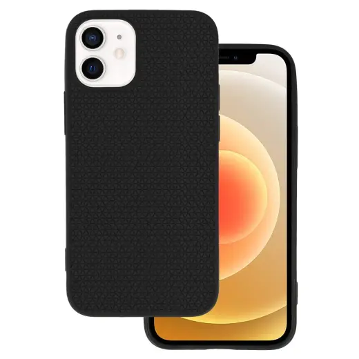 Tel Protect Liquid Air telefono dėklas iPhone 12 mini juodas