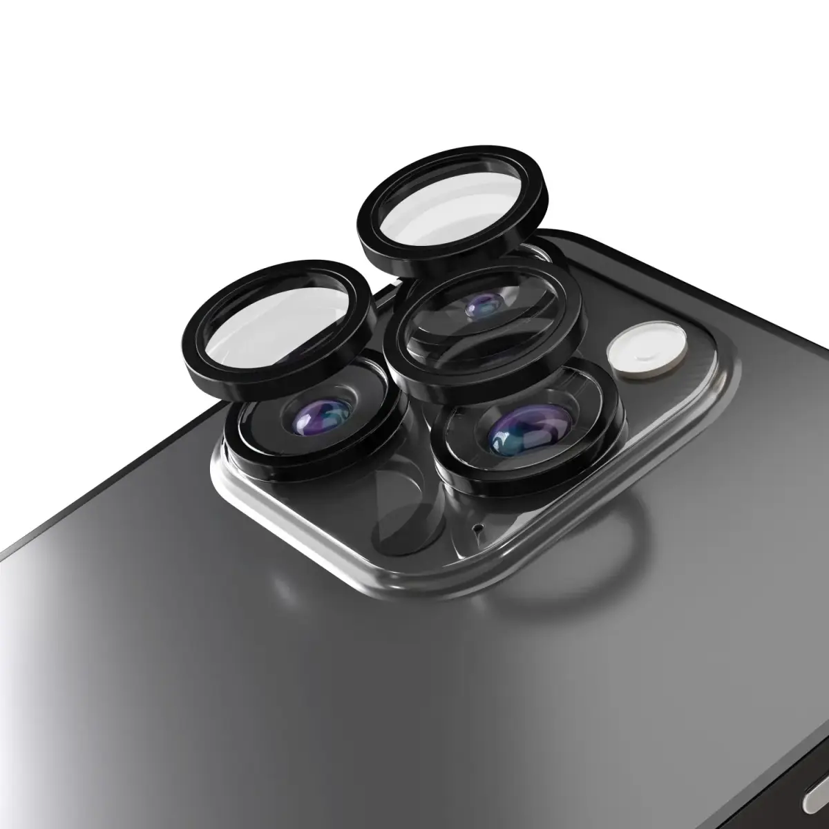 Etteri camera lens protector for iPhone 16 Pro / 16 Pro Max black