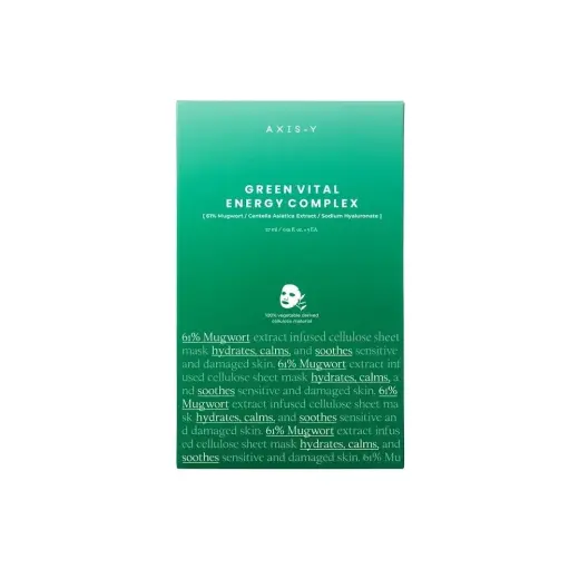 AXIS-Y Green Vital Energy Complex Mask 1 Pcs