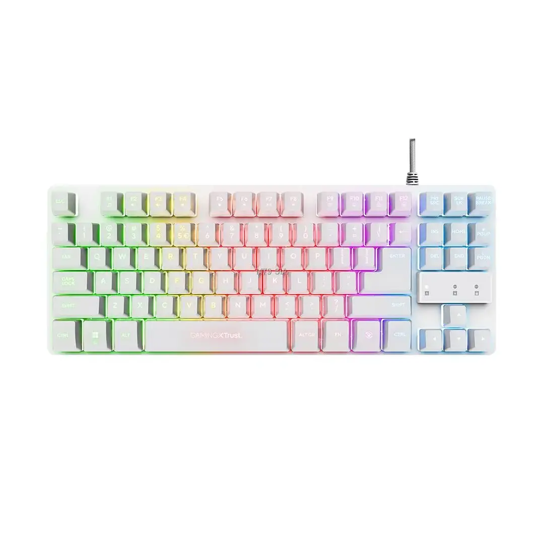 Trust GXT 833 Thado TKL  SWE  balta - Klaviatura