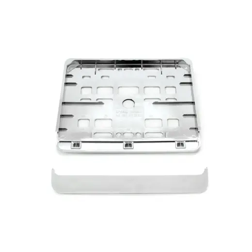 Licence plate frame- motocycle, metalic