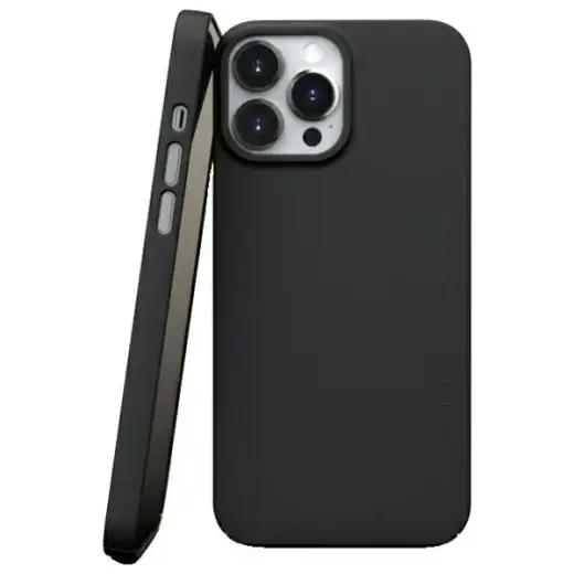 Nudient Thin V3 telefono dėklas su MagSafe palaikymu iPhone 13 Pro Max juodas