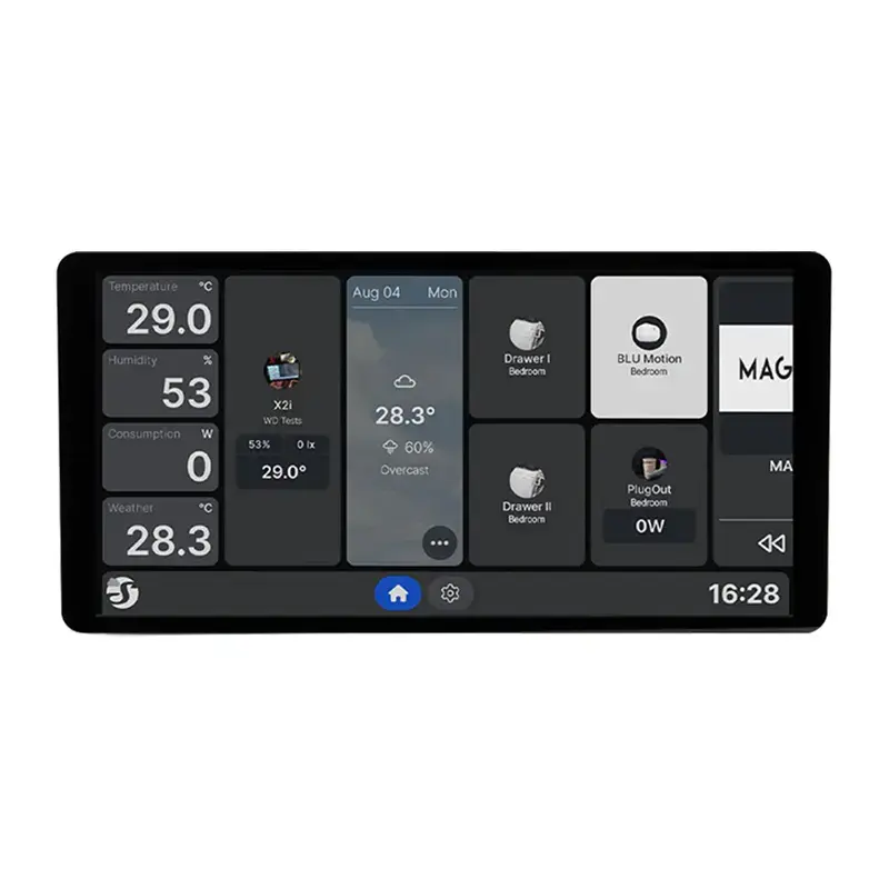 6.95" Shelly Wall Display X2i WiFi/BLU control panel (silver)