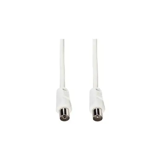 e+p HFT 1 coaxial cable 1.5 m coax plug coax jack White