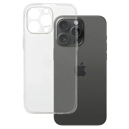 Ultra Clear 1mm maciņš telefonam iPhone 15 Pro Max caurspīdīgs