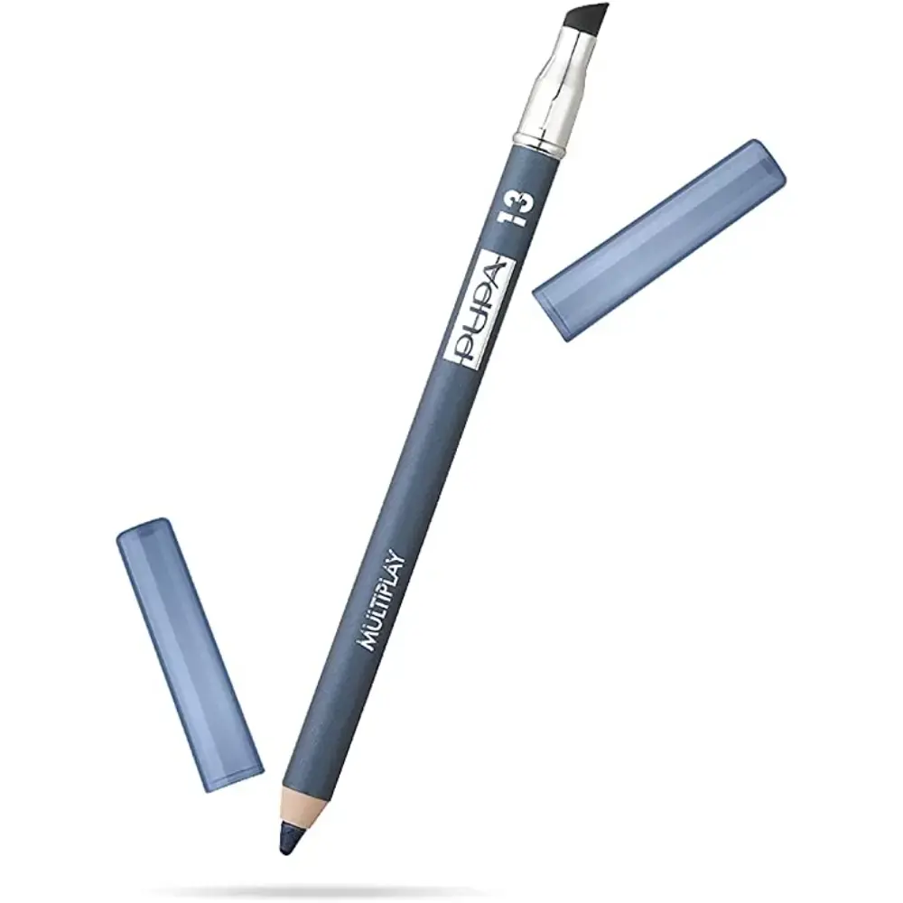 Pupa, Multiplay, Double-Ended, Eyeshadow & Kajal Eyeliner 2-In-1, 13, Sky Blue, 1.2 g *Tester