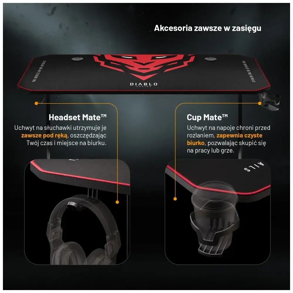Gaming desk Diablo Chairs X-Mate 1400