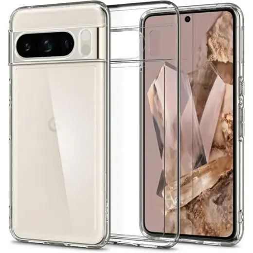 Spigen Ultra Hybrid Google Pixel 8 Pro Przezroczysty|Crystal Clear ACS06315