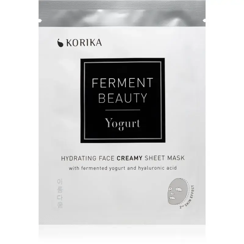 KORIKA FermentBeauty Hydrating Face Mask in Fabric with Fermented Yogurt and Hyaluronic Acid 23 G