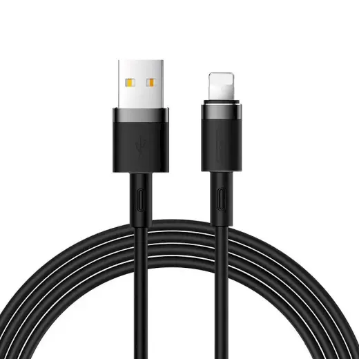 Joyroom S-1224N2 datu pārraides un uzlādes vads | USB-A uz Lightning | 12W | 1.2m | melns