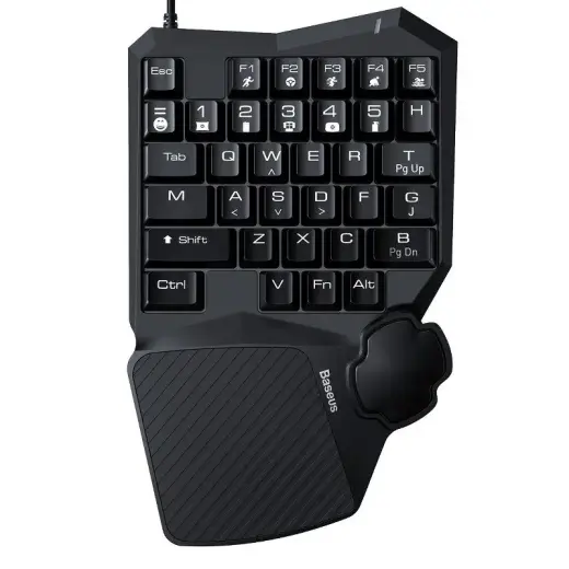 Baseus GAMO One-Handed Gaming Keyboard Black