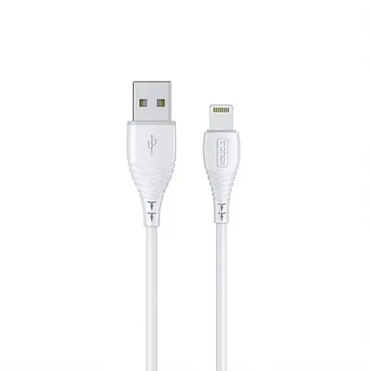 T-phox Nature data transfer and charging cable | USB-A to Lightning | 15W | 1.2m | white