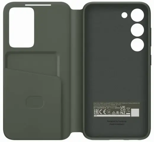 EF-ZS911CGE Samsung Clear View Case for Galaxy S23 Khaki (Damaged Package)