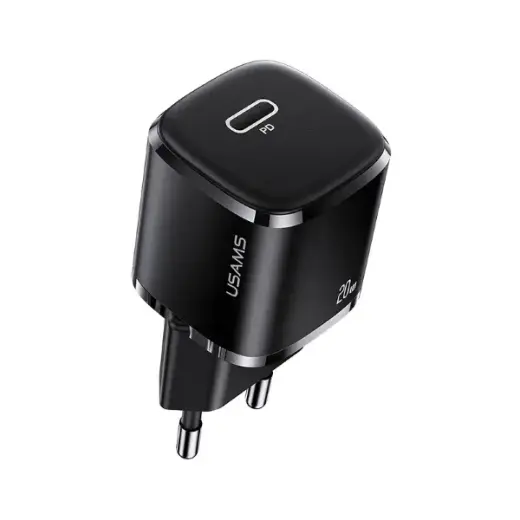 USAMS US-CC124 travel charger | 20W | PD3.0 | USB-C | black
