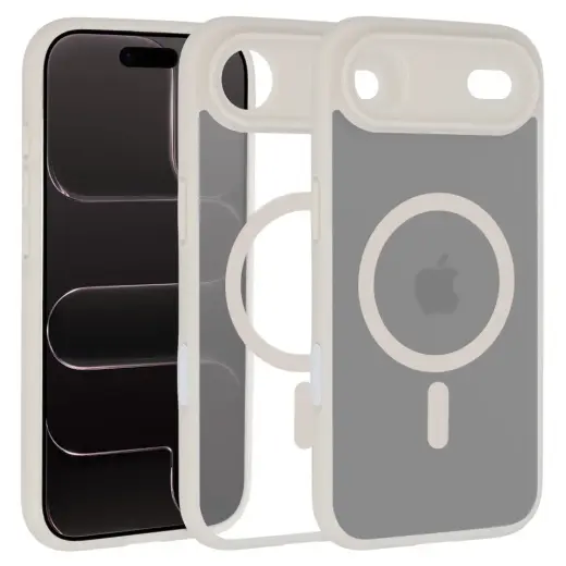 Liavec Soft telefono dėklas iPhone 17 Air baltas