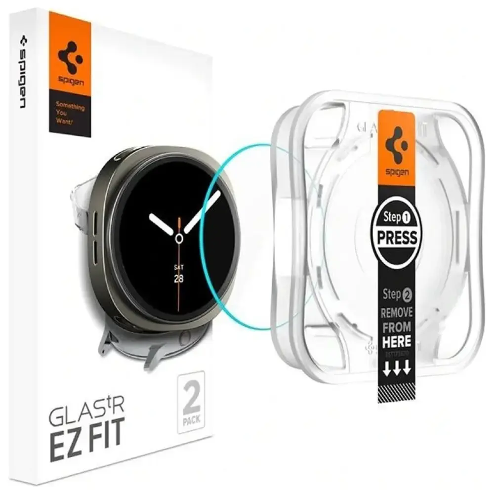 Spigen Glas.TR EZ FIT Tempered Glass for Samsung Galaxy Watch 8 40mm