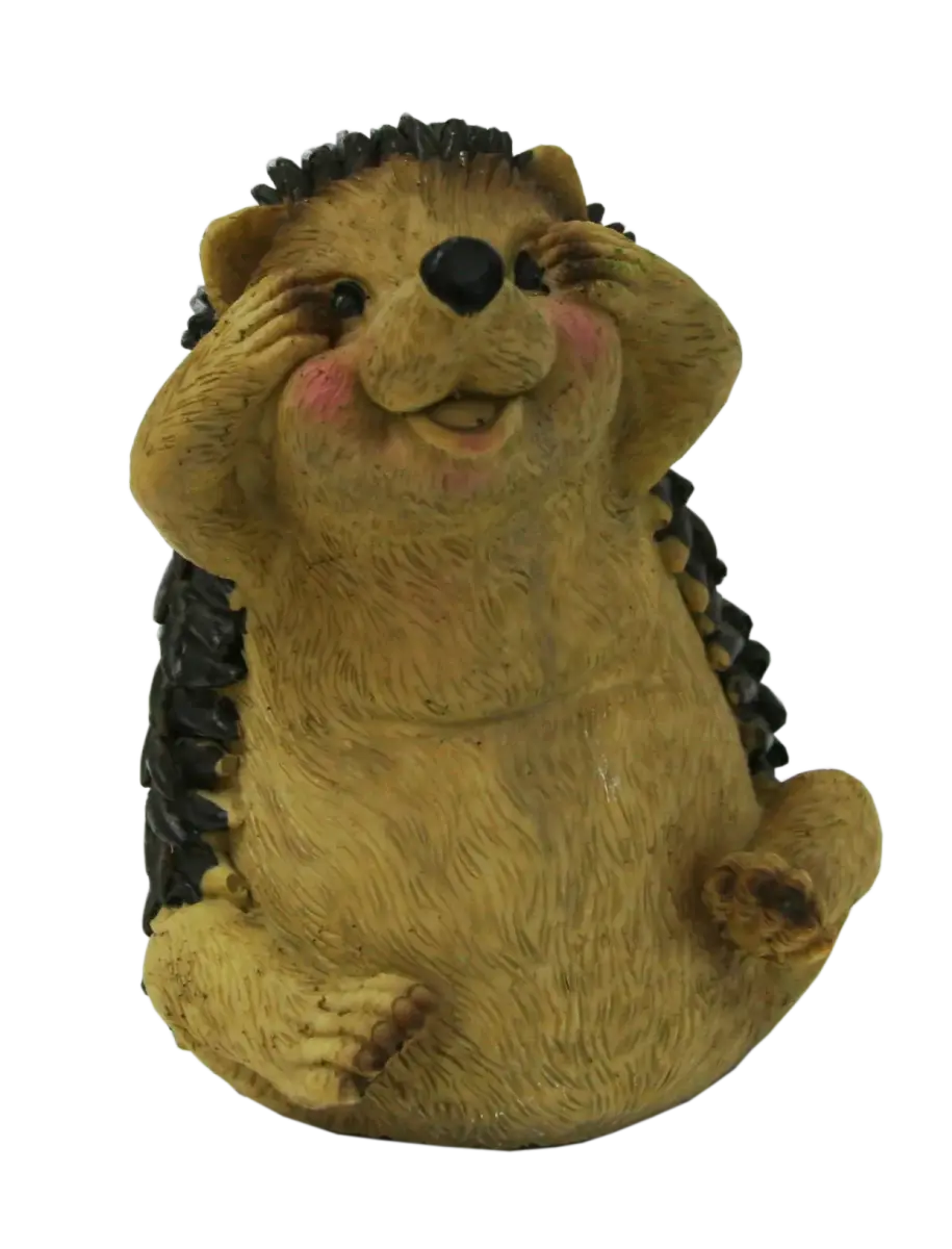 BESK Garden decor Little hedgehog 16x10cm