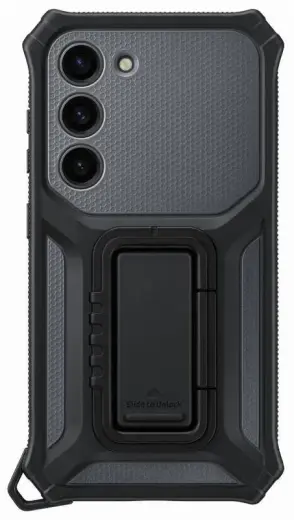 EF-RS911CBE Samsung Protective Standing Cover for Galaxy S23 Titan (Damaged Package)
