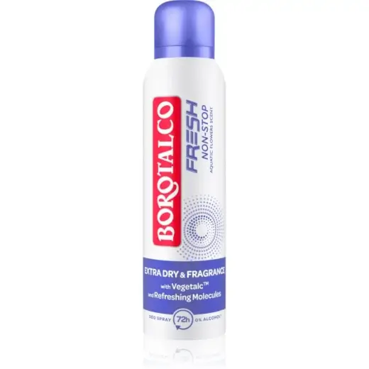 Borotalco Non-Stop Fresh Aquatic Flowers Deodorant Spray 72h 150 Ml