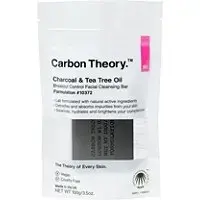 Carbon Theory Charcoal and Tea Tree Oil Break-Out Control Facial Cleansing Bar 100g-No Colour