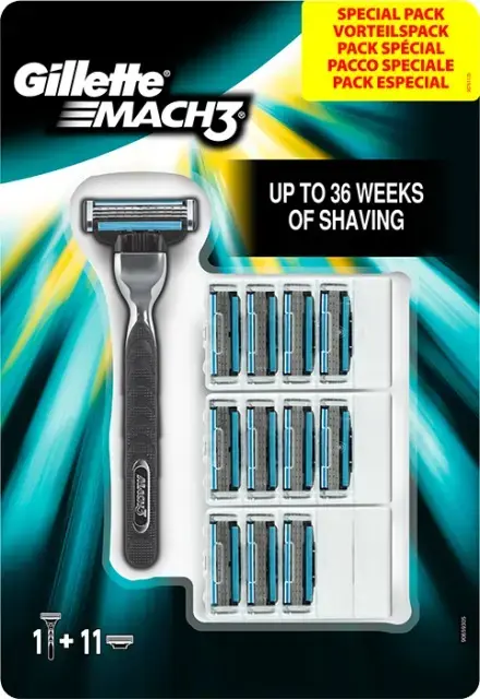 Mach3 Reg razor + 12 heads.