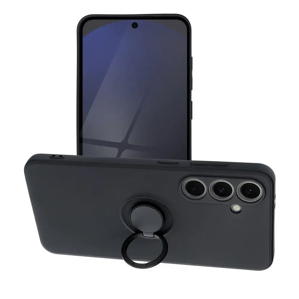SILICONE RING case for SAMSUNG S24 FE black